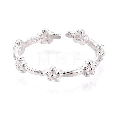 925 Sterling Silver Open Cuff Rings for Women STER-N016-148S-1