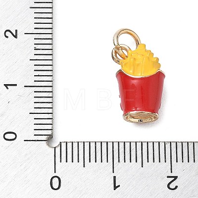Alloy with Enamel Pendants AL-CBAE186-01G-03-1