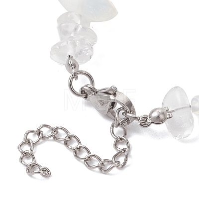 Natural Spiral Shell and Shell Pearl Beads Charm Bracelets for Women BJEW-TA00706-1