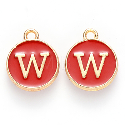 Golden Plated Alloy Charms ENAM-SZ0001-25C-W-1