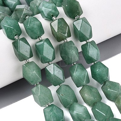 Natural Green Aventurine Beads Strands G-Q608-11L-1