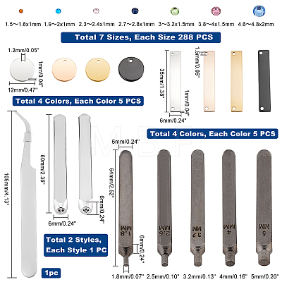Iron Crystal Jewelry Setter Kit TOOL-PH0001-52-1