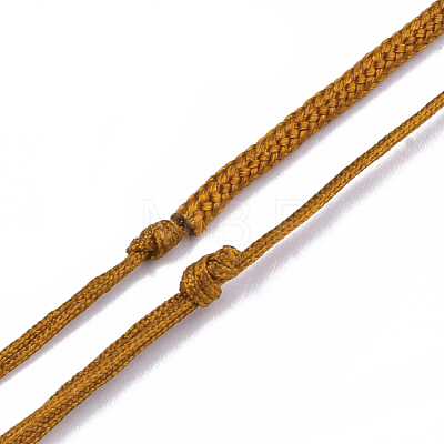 Nylon Cord Necklace Making X-MAK-T005-04B-1