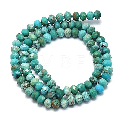 Natural HuBei Turquoise Beads Strands G-G106-A44-03-1