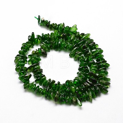 Natural Diopside Chip Beads Strands X-G-E271-94-1