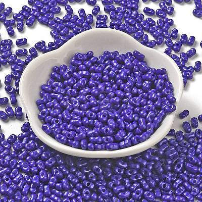 Baking Paint Glass Seed Beads SEED-K009-01A-09-1