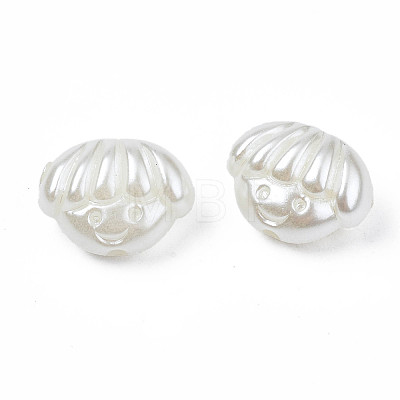 ABS Plastic Imitation Pearl Beads KY-S163-444-1
