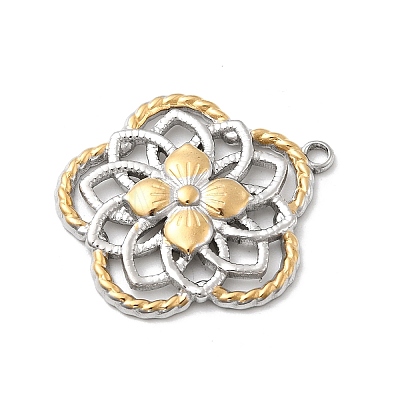 304 Stainless Steel Pendants STAS-A126-03A-GP-1