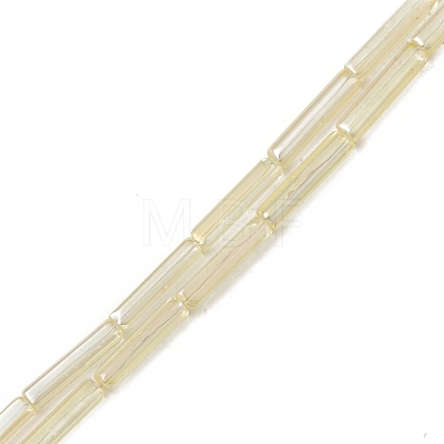 Electroplate Glass Beads Strands EGLA-L044-I-1