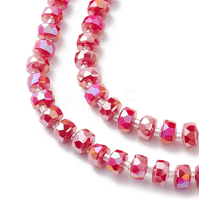 Glass Beads Strands GLAA-G095-05F-1