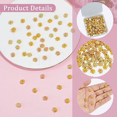 150Pcs 3 Colors Zinc Alloy Cabochons KK-SC0007-71B-1