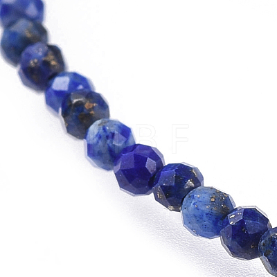 Natural Lapis Lazuli Beaded Necklaces NJEW-JN02492-01-1