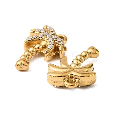 304 Stainless Steel Charms STAS-F321-05G-1