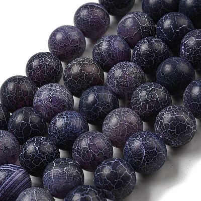 Natural Weathered Agate Beads Strands G-P538-A01-07-1