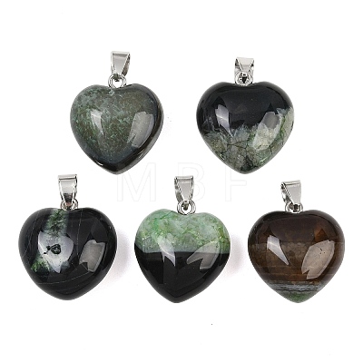 Natural Agate(Dyed & Heated) Pendants GG-K002-03C-1