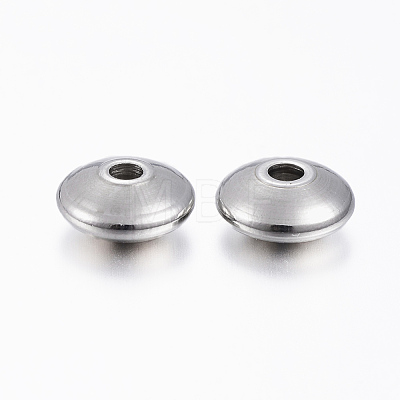 Tarnish Resistant 201 Stainless Steel Spacer Beads X-STAS-H376-52-1