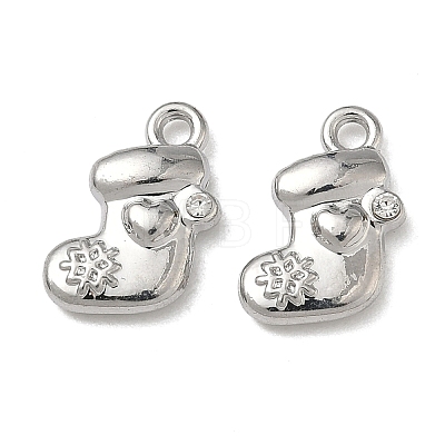 Christmas Alloy Crystal Rhinestone Pendants FIND-L026-01I-P-1