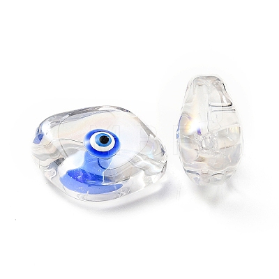Transparent Glass Beads GLAA-F121-01I-1