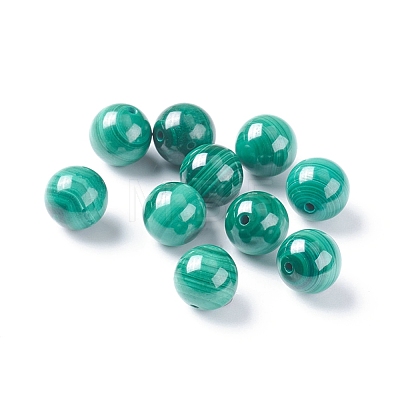 Natural Malachite Beads G-E557-13B-1