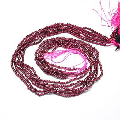 Natural Garnet Beads Strands X-G-J002-20-1