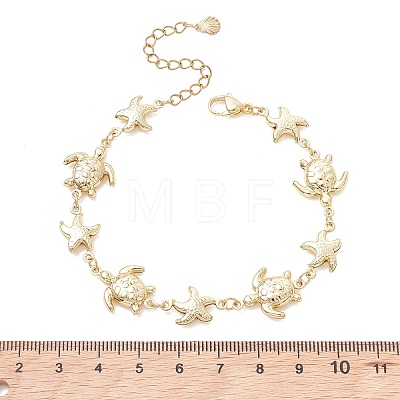 304 Stainless Steel Link Chain Bracelates for Women BJEW-JB13688-1