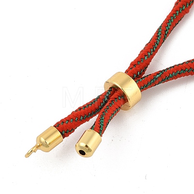 Nylon Cord Silder Bracelets MAK-C003-01G-28-1