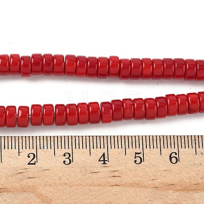 Opaque Glass Beads Strands GLAA-I060-01C-1