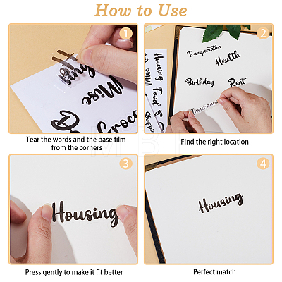 PVC Self Adhesive Decorative Stickers DIY-WH0308-368A-1