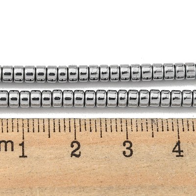 Electroplated Synthetic Non-magnetic Hematite Beads Strands G-K361-A02-01-1