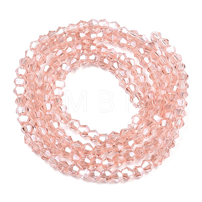 Transparent Glass Beads Strands EGLA-A039-T4mm-D15-1