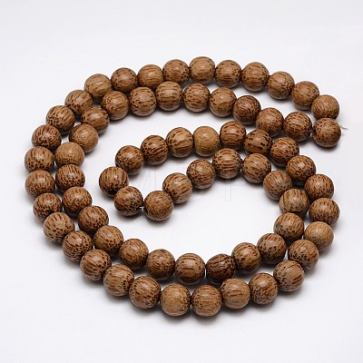 Natural Coconut Wood Beads Strands COCB-P002-06-1