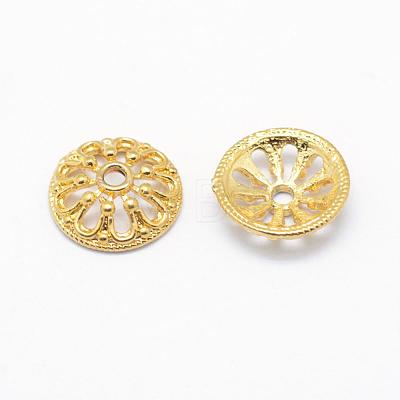 Brass Bead Caps KK-K185-53C-NR-1
