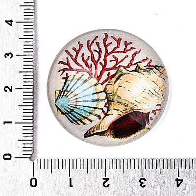 Glass Cabochons GGLA-T004-11S-1