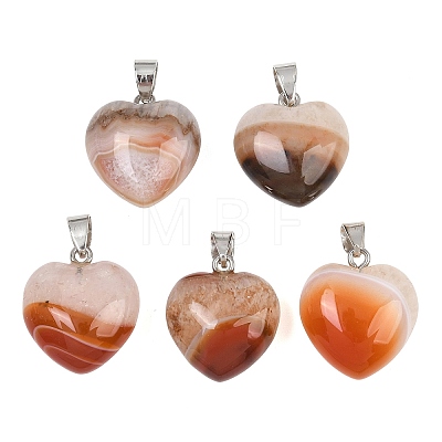 Natural Agate(Dyed & Heated) Pendants GG-K002-03G-1