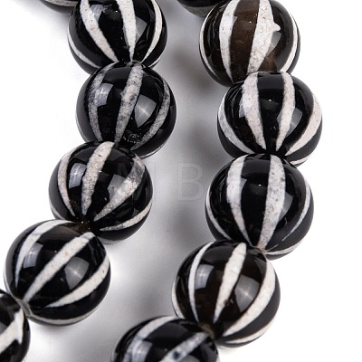 Tibetan Style dZi Beads Strands G-C133-A03-03-1