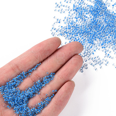 11/0 Grade A Transparent Glass Seed Beads X-SEED-N001-D-216-1