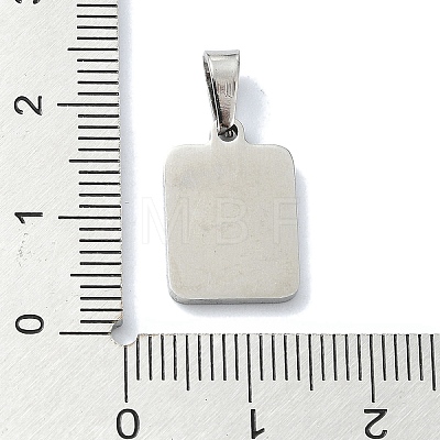 304 Stainless Steel Pendants STAS-C097-56P-05-1