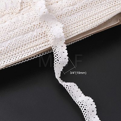Stretchy Lace Trim Cotton String Threads for Jewelry Making OCOR-I001-248-1