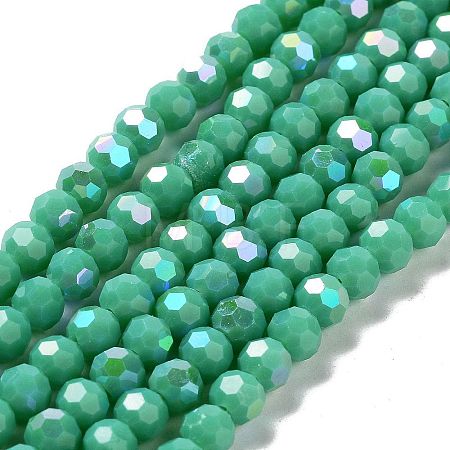 Opaque Glass Beads Strands EGLA-A035-P6mm-L13-1