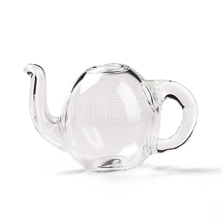 Round Mechanized Blown Glass Teapot GLAA-P052-01-1