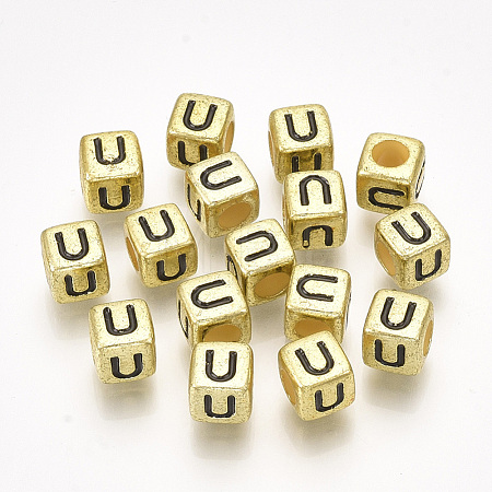Acrylic Beads PB43C9308-G-U-1