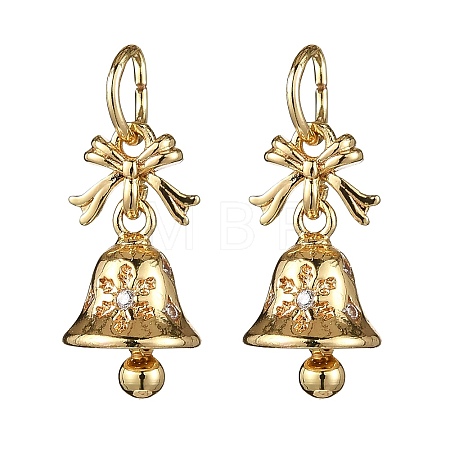 Brass Micro Pave Cubic Zirconia Pendants LS-KK-Z127-01G-1