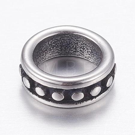 304 Stainless Steel Beads STAS-P173-119AS-1