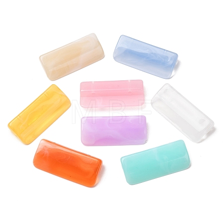 Two-Tone Imitation Gemstone Acrylic Beads AC-CBA7B05-25-1