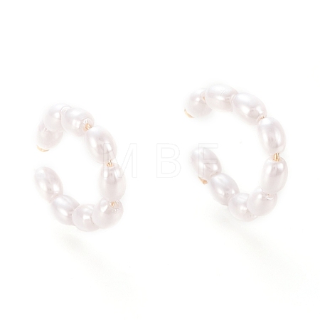 Brass Cuff Earrings EJEW-I249-21G-1