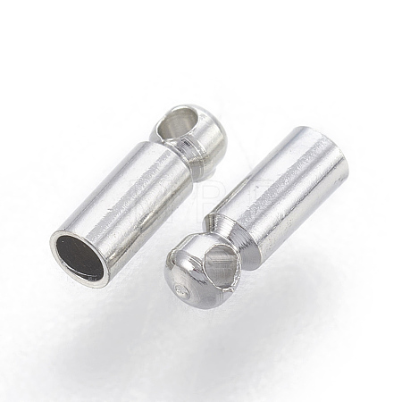 Brass Cord Ends X-KK-F769-23P-1