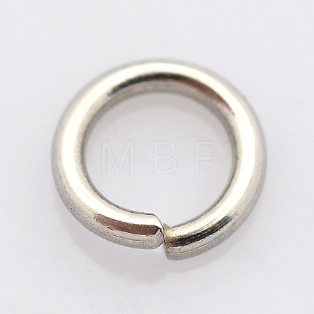Tarnish Resistant 304 Stainless Steel Open Jump Rings STAS-E067-07-5mm-1