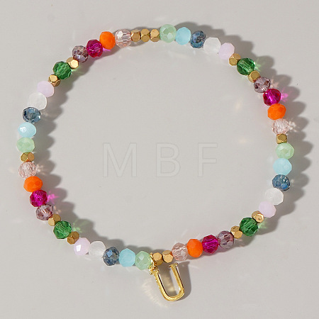Brass Initial Charm Bracelets KC4213-21-1