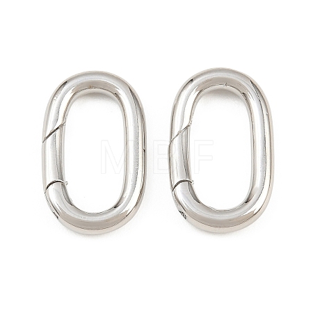 Brass Spring Gate Rings KK-H292-58A-P-1