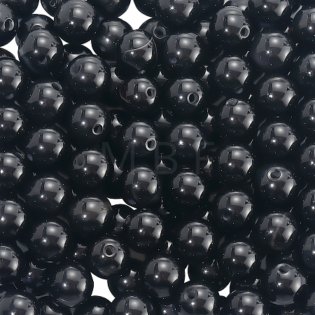 120Pcs Natural Black Onyx Beads G-PA0001-06B-1